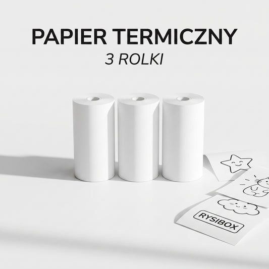 Papier termiczny - 3 rolki